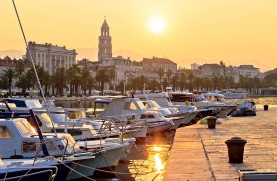 Sončni zahod v Splitu