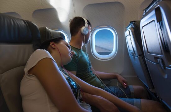 spati na letalu