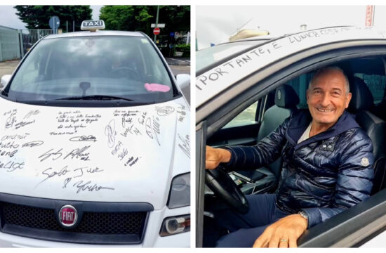 Tommaso Agosta, taksist, Torino, Italija, Juventus, navijač, Fiat Ullyses