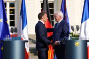 Steinmeier je Macronov obisk označil za "dokaz globine francosko-nemškega prijateljstva"