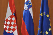 Hrvaška in slovenska zastava