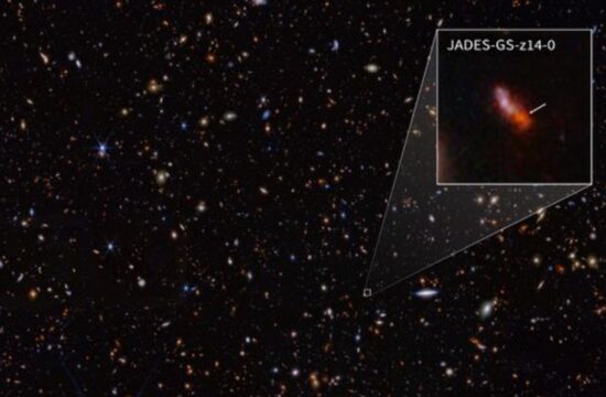 JADES-GS-z-14-0, galaksija, teleskop James Webb, vesolje