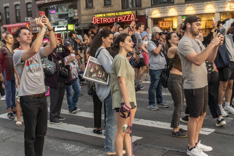 Manhattanhenge, sončni vzhod, zahod, New York, ZDA