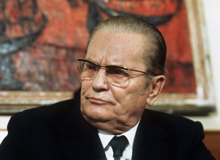 Jugoslovanski predsednik Josip Broz Tito