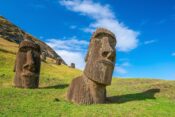 Velikonočni otok, Polinezija, Čile, moai, kipi, zgodovina