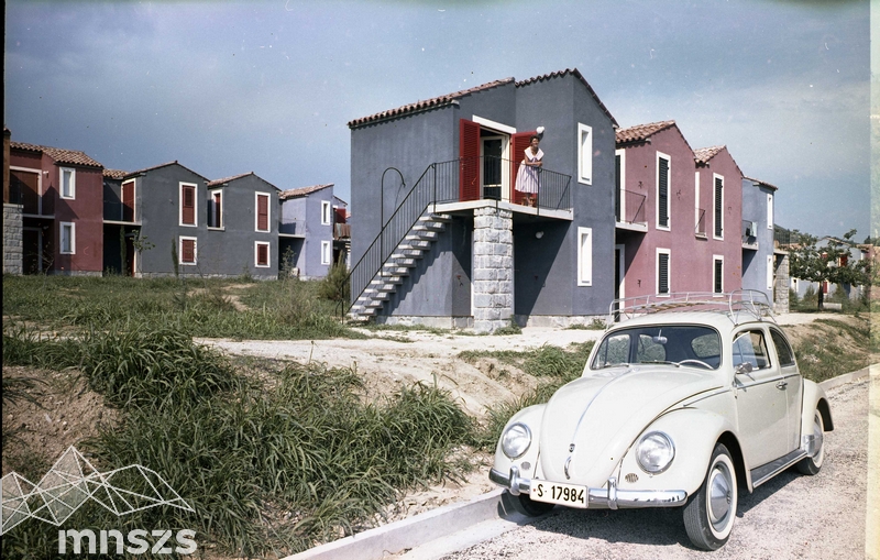 Počitniške hišice, Ankaran, julij 1960.