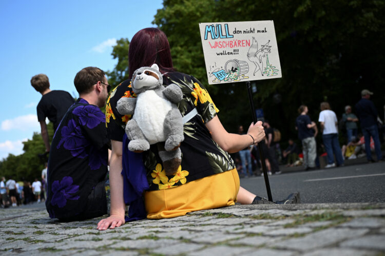 Protesti v Berlinu proti skrajni desnici