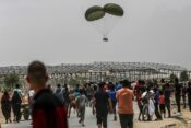 Humanitarna pomoč iz zraka v Gazi