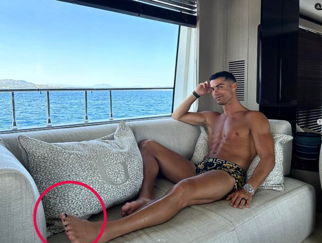 Cristiano Ronaldo, nohti, Instagram