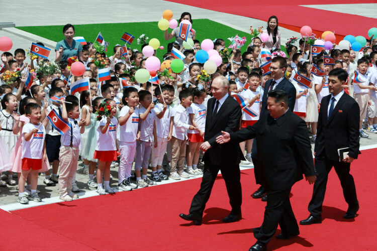 Vladimir Putin v Severni Koreji