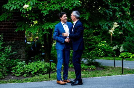 Jens Stoltenberg in Justin Trudeau