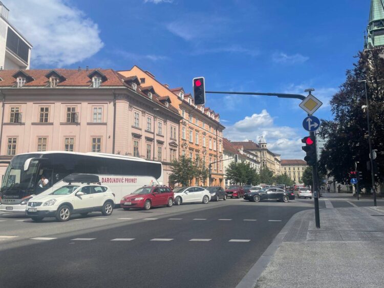 Prometni kaos v Ljubljani