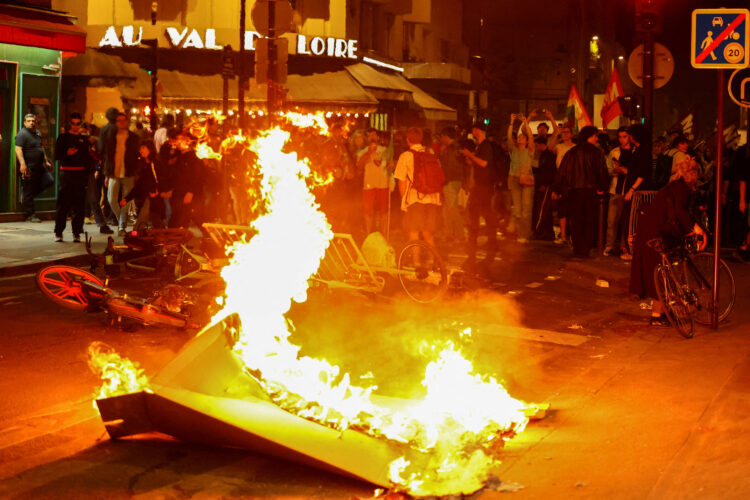 Protesti proti skrajni desnici v Franciji
