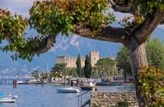 Torri del Benaco on Lake Garda in Italy