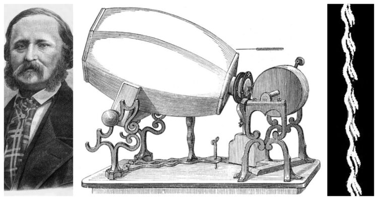 Edouard-Leon Scott de Martinville, fonavtograf, fonavtogram, zvočni zapis, zgodovina