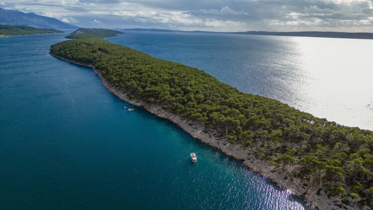 Pogled na otok Rab