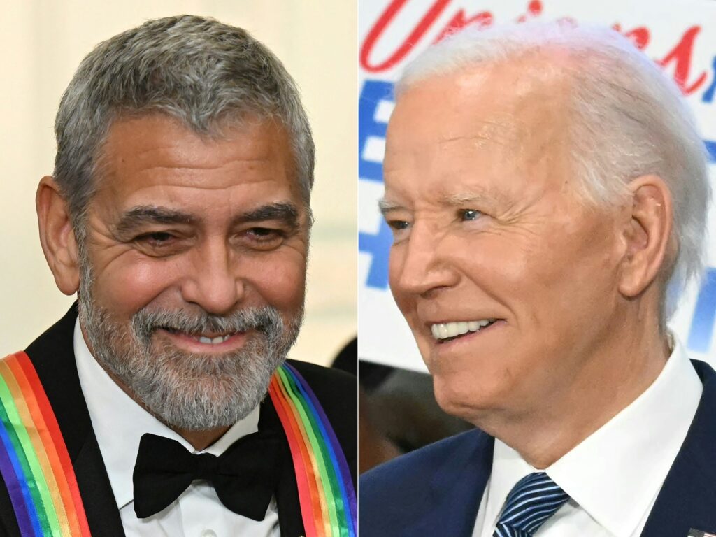 George Clooney in Joe Biden