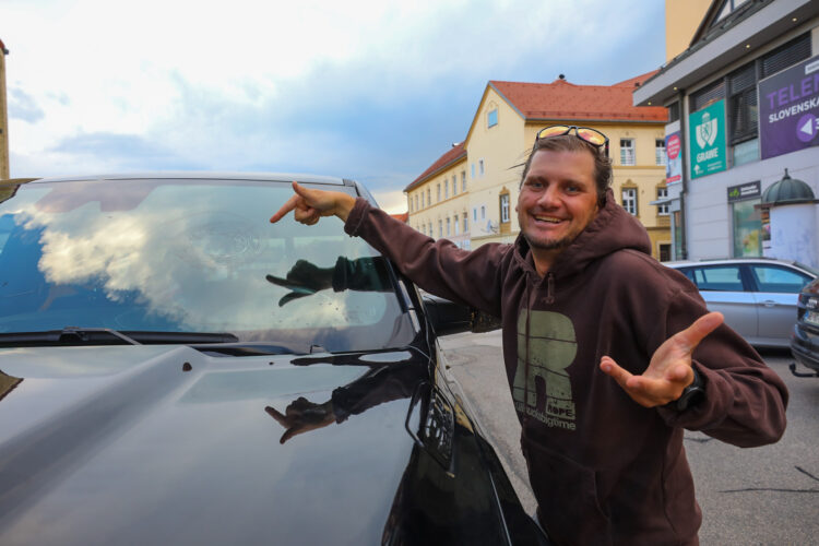 Toča Slovenska Bistrica, škoda, razbiti avtomobili