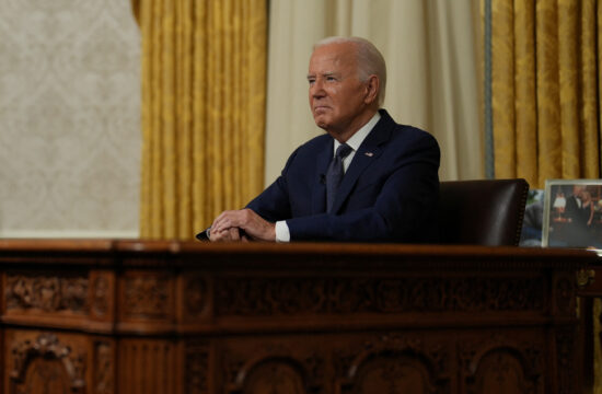 Joe Biden med TV nagovorom