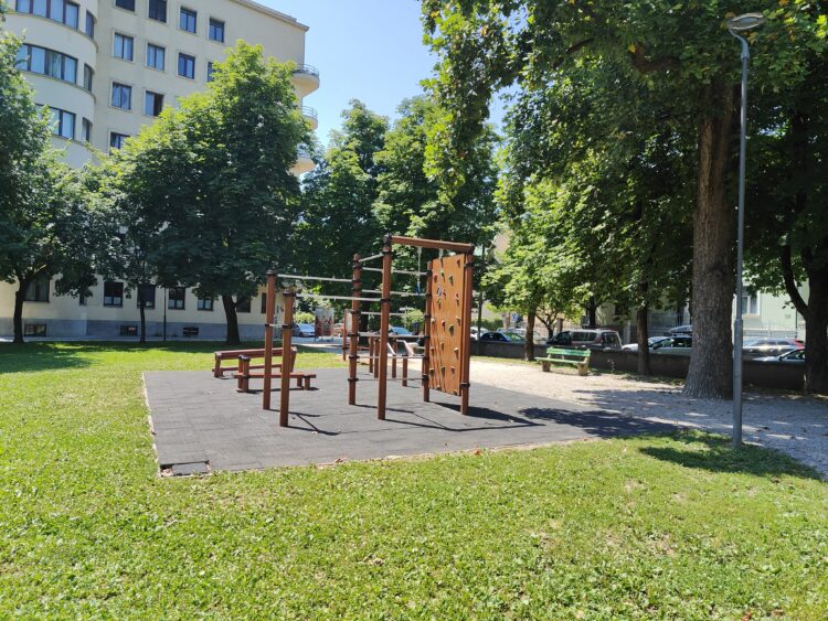 Pregreta igrala v Parku slovenske reformacije (Foto: N1)