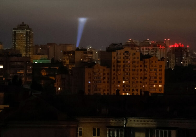 ruski droni nad kijevom