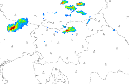 radarska slika padavina