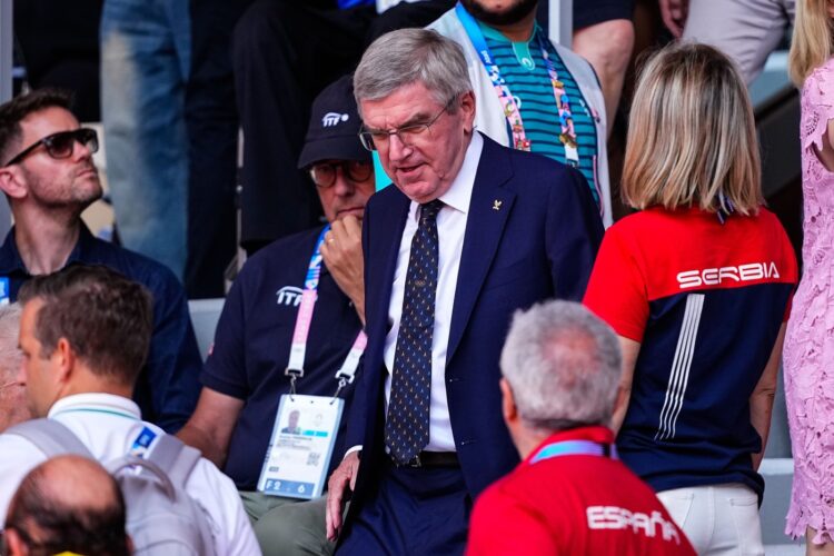 Thomas Bach, Olimpijske igre, Pariz, 2024, tenis, finale