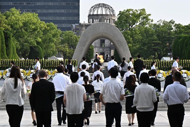 79. obletnica razdejanja Hirošime z atomsko bombo