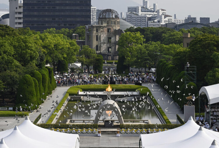 79. obletnica razdejanja Hirošime z atomsko bombo