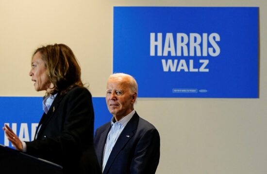 Joe Biden in Kamala Harris