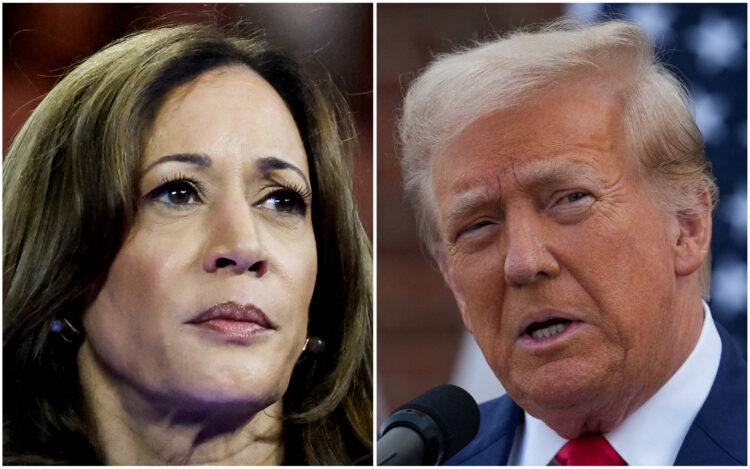 Donald Trump, Kamala Harris