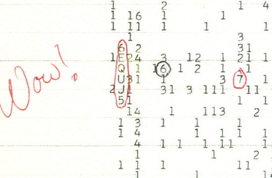 WOW! signal, astronomija, vesolje, nezemljani, SETI program