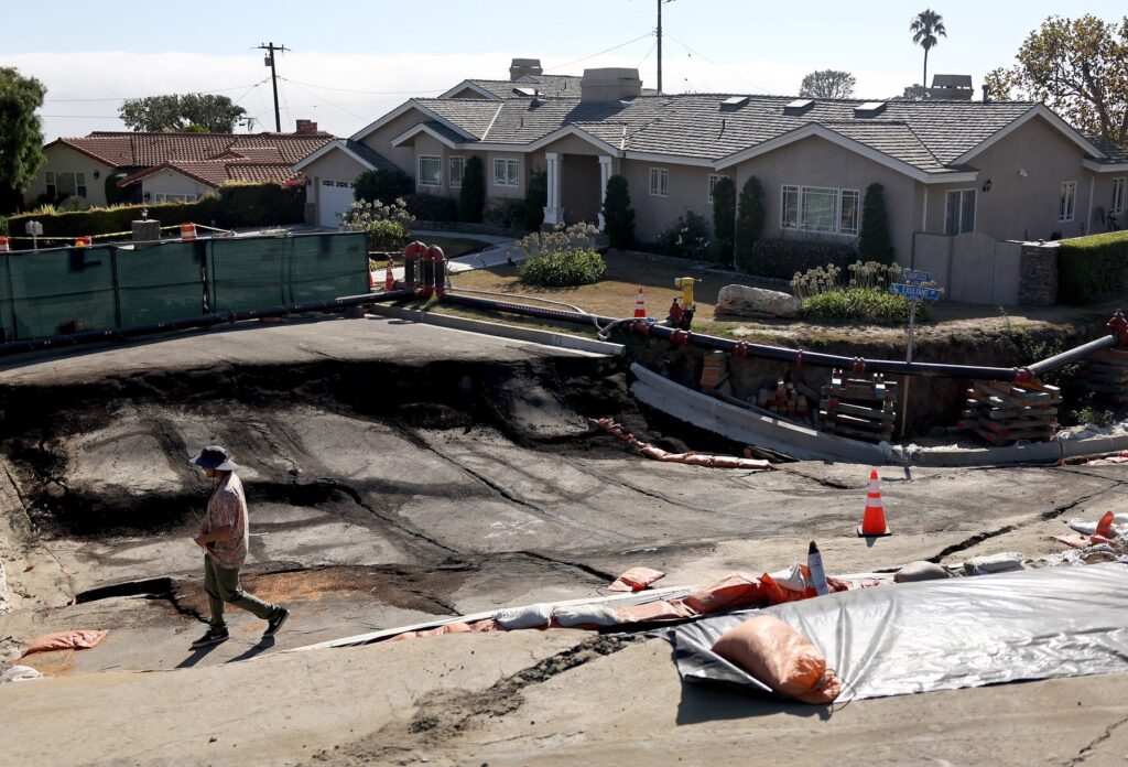 Plaz v kalifornijskem mestu Rancho Palos Verdes. 