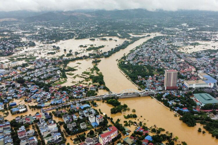 Poplave po tajfunu Yagi v Vietnamu