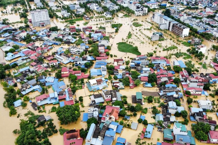 Poplave po tajfunu Yagi v Vietnamu