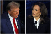 Soočenje Donald Trump in Kamala Harris