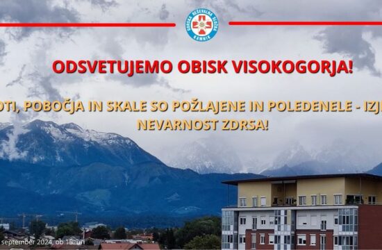 Gorski reševalci opozarjajo: Visokogorje je okovano v žled