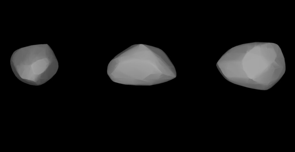 verjetna oblika asteroida Apophis