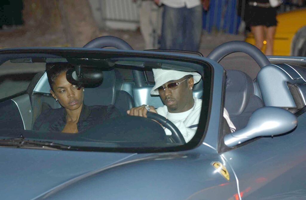 Diddy in Kim Porter