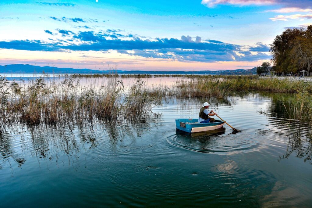 Dojransko jezero v Severni Makedoniji