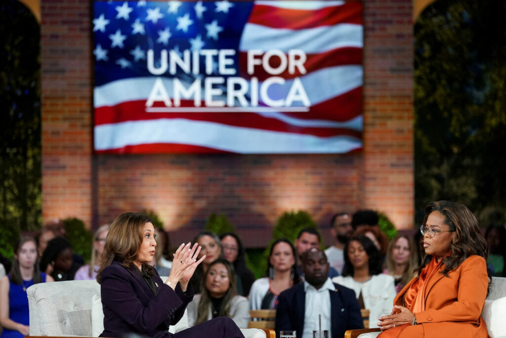 Kamala Harris in Oprah Winfrey