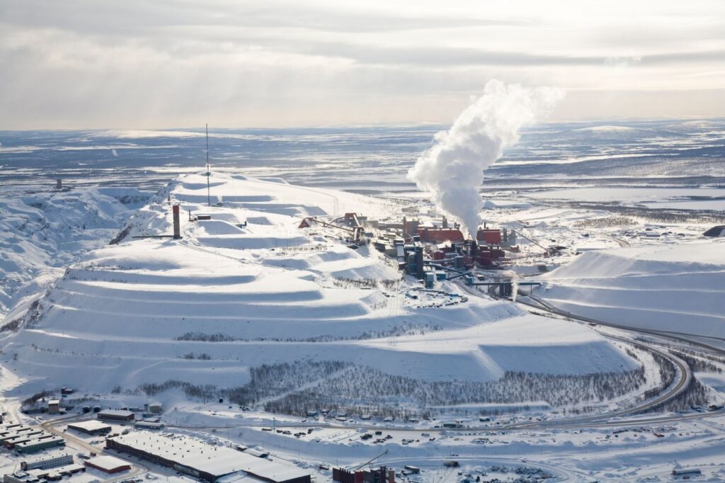 Kiruna, Švedska, rudnik železa, največji na svetu