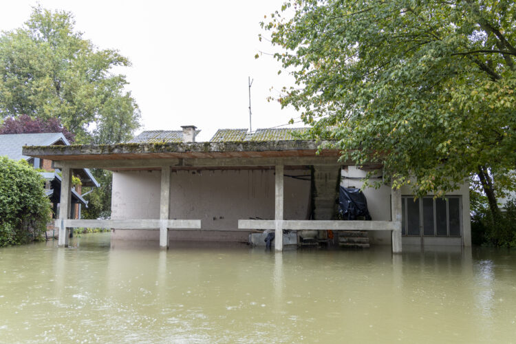 Poplavljanje Donave v hrvaškem kraju Batina