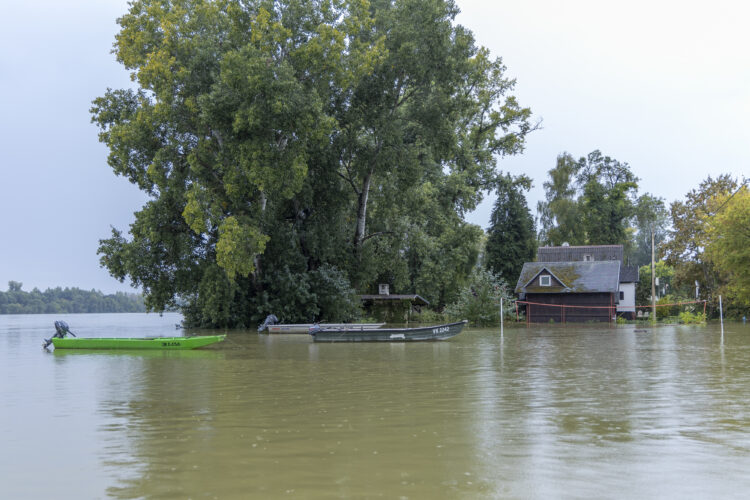 Poplavljanje Donave v hrvaškem kraju Batina