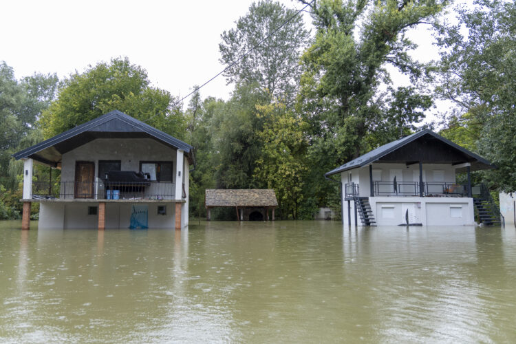 Poplavljanje Donave v hrvaškem kraju Batina