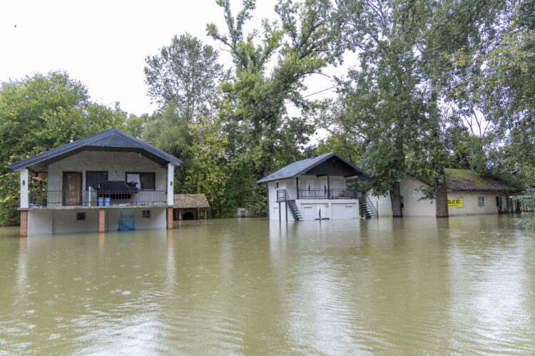 Poplavljanje Donave v hrvaškem kraju Batina