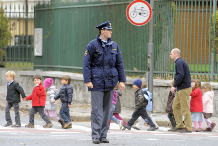 policist, šola, javni sektor