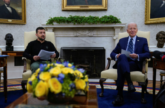 Joe Biden in Volodimir Zelenski