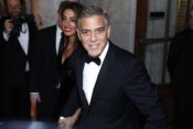 George in Amal Clooney