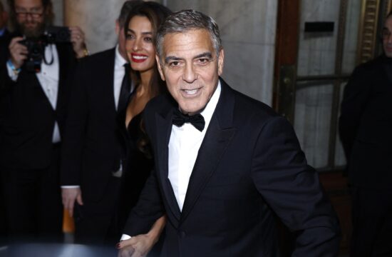 George in Amal Clooney